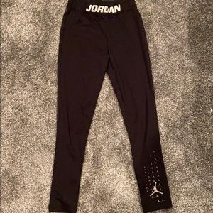 Girls’ Black Jordan Leggings